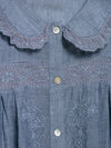 Denim Peter Pan Collar Shirt