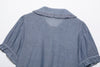 Denim Peter Pan Collar Shirt