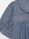 Denim Peter Pan Collar Shirt