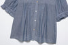 Denim Peter Pan Collar Shirt