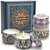 4 Pack Scented Candles, Candles for Home Scented, 120H Long Lasting Highly Scented, Soy Wax Candle, Aromatherapy Candles Gifts for Women, Christmas, Thanksgiving, Anniversary, Birthday