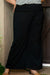 Black Shirred High Waist Plus Size Wide Leg Pants