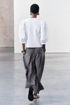 Casual Textured Pleated Pants