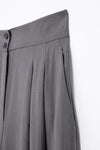 Casual Textured Pleated Pants