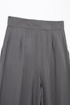 Casual Textured Pleated Pants