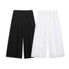White Casual Wide Leg Pants