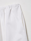 White Casual Wide Leg Pants
