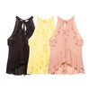 Pale Yellow Ruffled Blouse