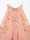 Pale Yellow Ruffled Blouse