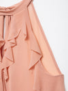 Pale Yellow Ruffled Blouse
