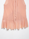 Pale Yellow Ruffled Blouse