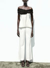 Stitched Corset Top & Pants Set