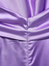 Pastel Purple Satin Jumpsuit