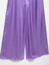 Pastel Purple Satin Jumpsuit