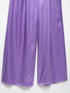 Pastel Purple Satin Jumpsuit