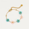 Floral Beaded Bracelet