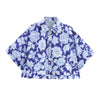 Blue & White Flower Shirt & Pants Set