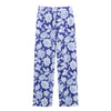 Blue & White Flower Shirt & Pants Set