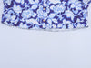 Blue & White Flower Shirt & Pants Set