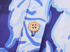Blue & White Flower Shirt & Pants Set