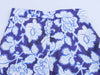 Blue & White Flower Shirt & Pants Set