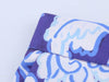 Blue & White Flower Shirt & Pants Set