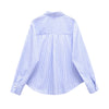 Classic Button Striped Shirt