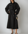 Loose Solid Trench Coat