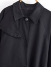 Loose Solid Trench Coat