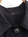 Loose Solid Trench Coat