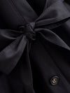 Loose Solid Trench Coat
