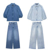 Denim Collared Shirt & Pants