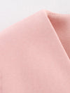 Collarless Loose Pink Blazer