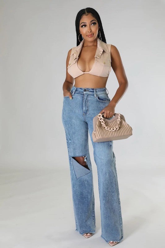 Tyger Wide Leg Jean