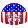 WOW Watersports Born to Ride 3 Person 3P Towable with Soft Top and EZ Tow