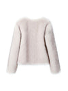 Wide Cuff Fur Coat