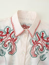 Casual Stitched Shirt Top & Pants