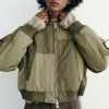 Green Patchwork Pilot Jacket