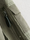 Green Patchwork Pilot Jacket