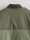 Green Patchwork Pilot Jacket
