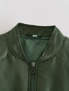 Short Bomber Jacket