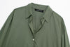 Casual Poplin Cardigan Top