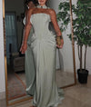 Classic Halter Tube Top Maxi Dress