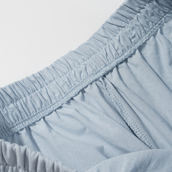 Simple Solid Shirt & Straight Leg Pants