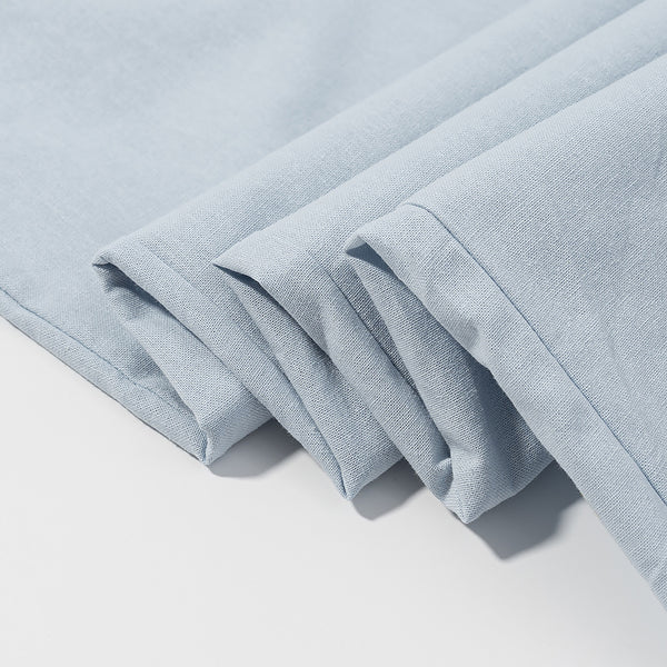 Simple Solid Shirt & Straight Leg Pants