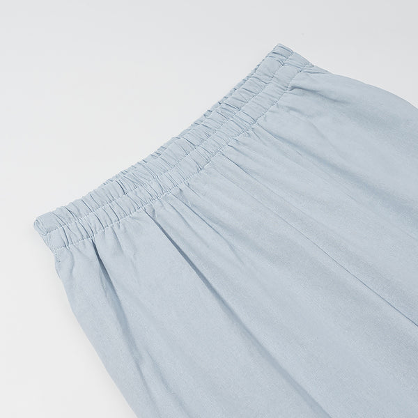 Simple Solid Shirt & Straight Leg Pants