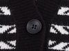Black & White Striped Knit Vest
