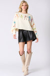 Halloween Skeleton Sequined Top