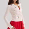 Sweet Cherry Knitted Cardigan