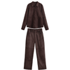 Plush Leather Shacket & Pants Set